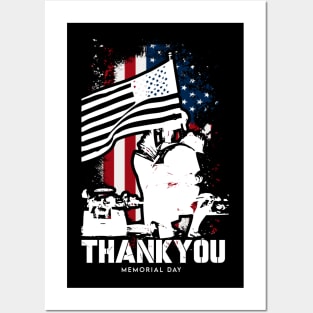 Thank You - memorial day Posters and Art